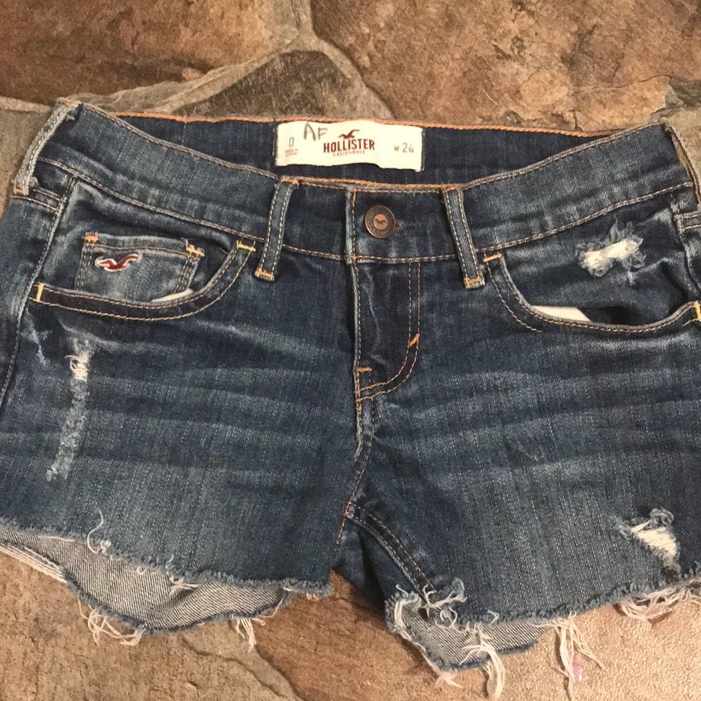 hollister jean shorts